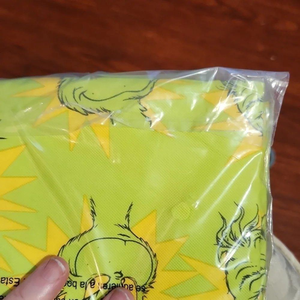 Grinch table cloth 52 x 70 inches new